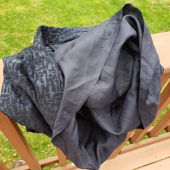 Dress Embellished Black Blue Jewel Textured Old Money Sz 10 ADRIANNA PAPELL - Picture 8 of 13